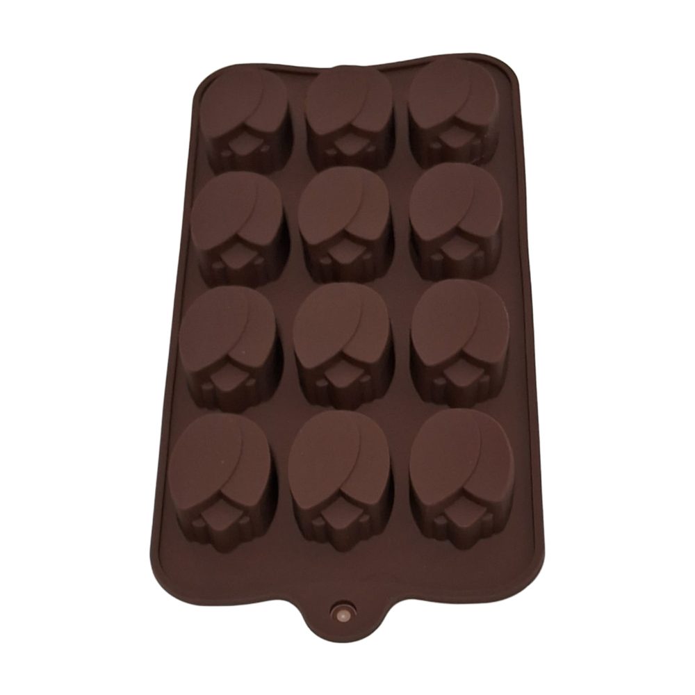 Silicone Tulip Chocolate Mould, 12 Cavity