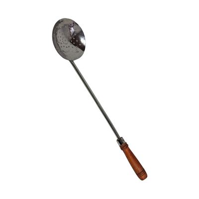Perforated Oil Skimmer, Wooden Handle