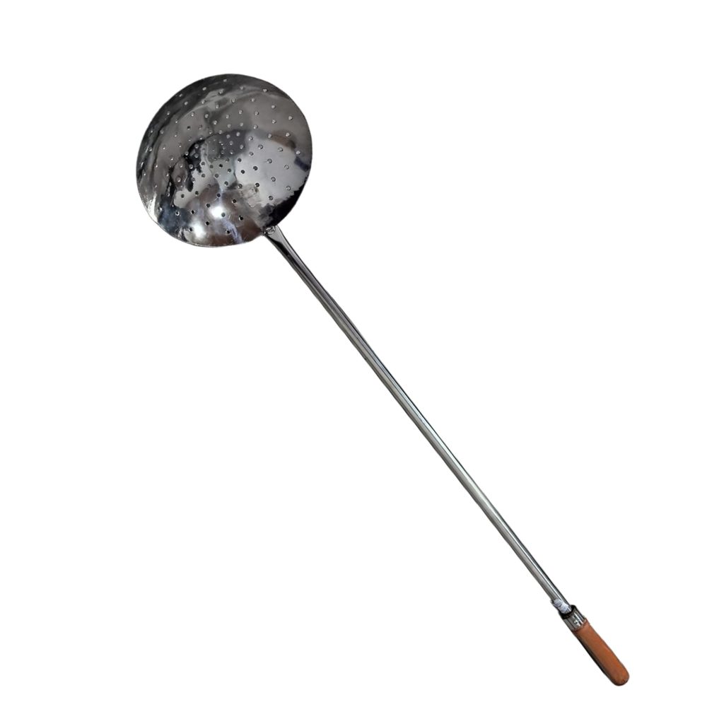 4953 LOCAL SILVER OIL SPOON 10.5