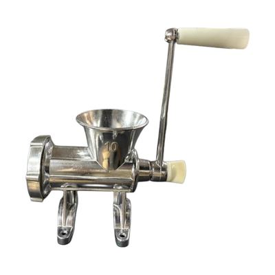 No. 10 hand-crank meat mincer