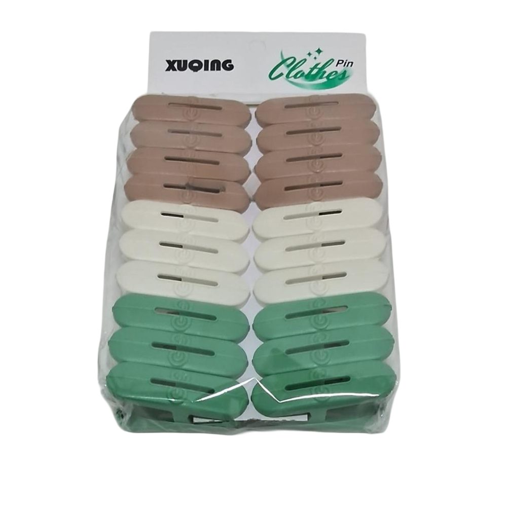 Plastic Clothes Pegs, 20-Pack