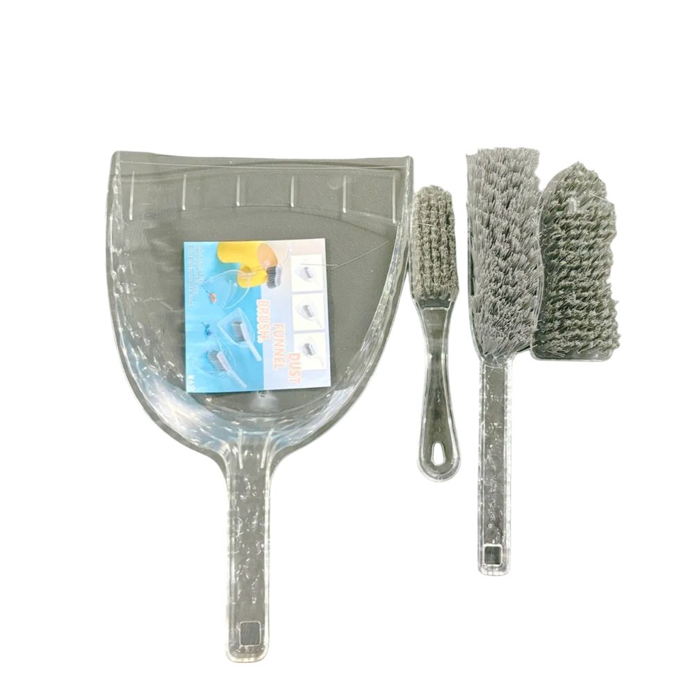 0051-41 DUSTPAN WITH 3 BRUSH