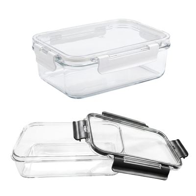 Rectangular Glass Storage Box, XL