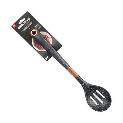 1170-14 SPRAY DOT SILICONE SPOON SLOTTED