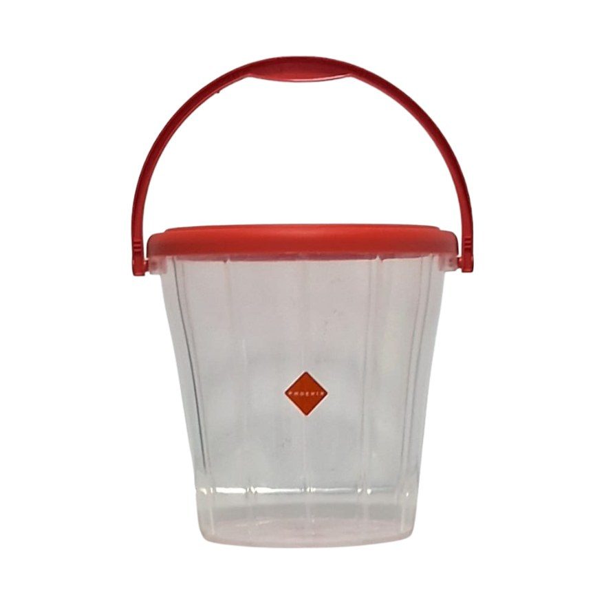 Clear Plastic Bucket with Lid, 5L