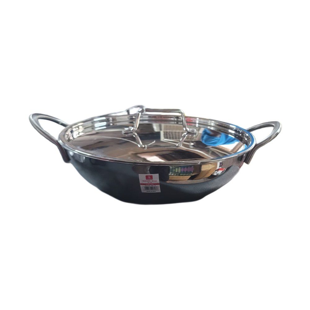 J.B S/S KADAI W/LID 30CM