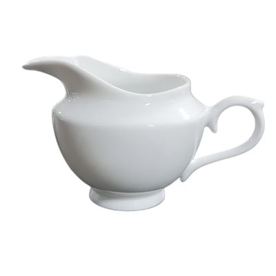 Dankotuwa white porcelain gravy boat