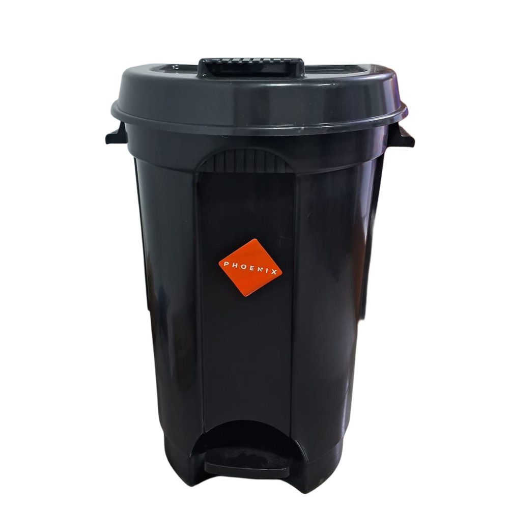 GARBAGE BIN 70L BLACK