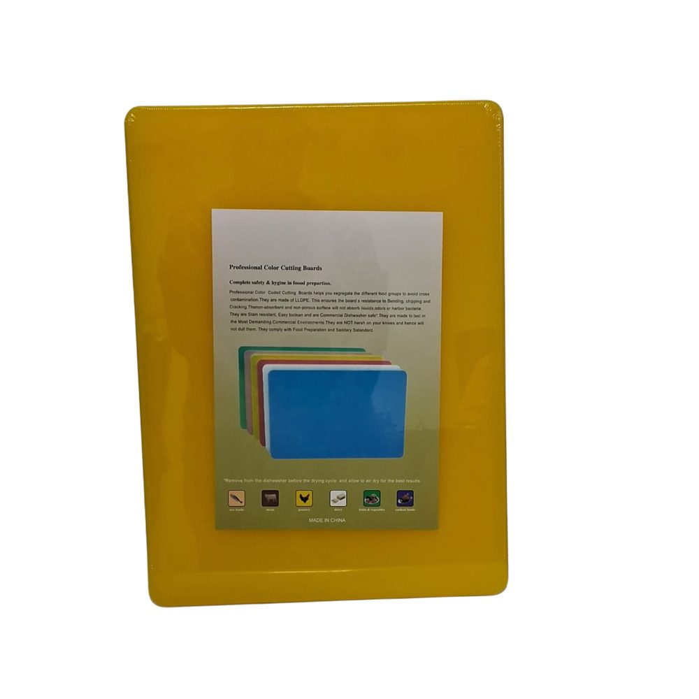 KA-105 PL CUTTING BOARD YELLOW 40*30*2CM