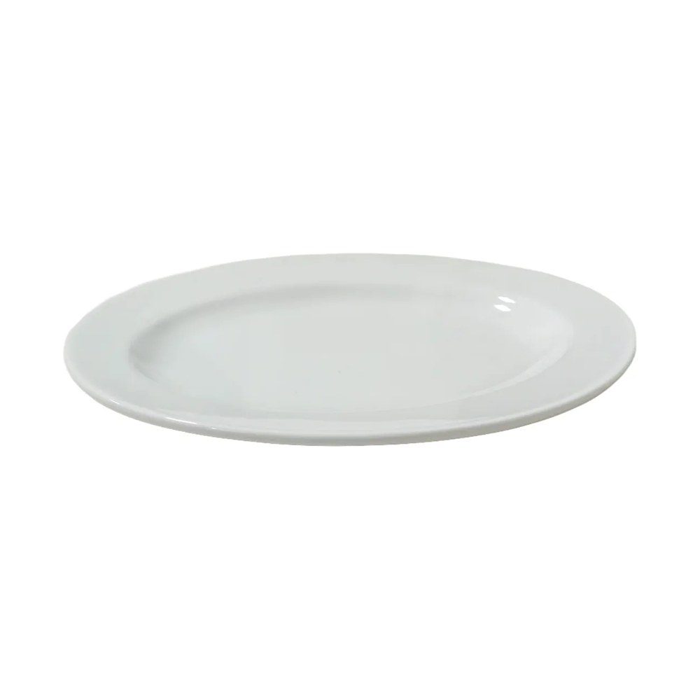 04546A0 DANKOTUWA WHITE PLATTER 9.5"