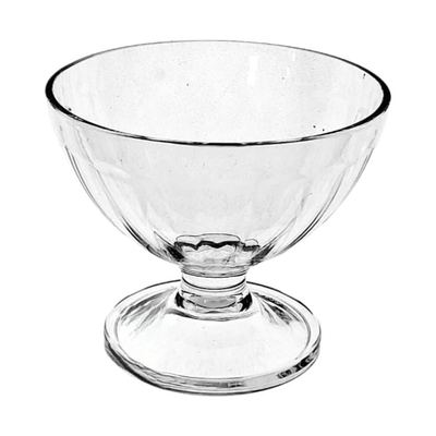 Polycarbonate footed ice cream cup