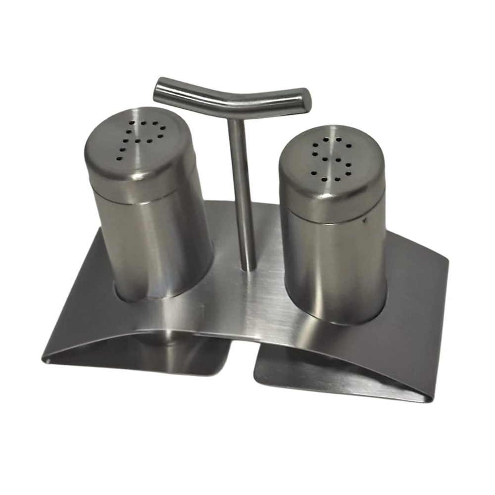Stainless Steel Salt and Pepper Shaker Set