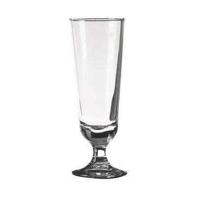 Polycarbonate footed juice glass