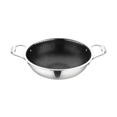 Stainless Steel Honeycomb Kadai 26cm