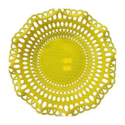 Large Plastic Lace Fruit Basket