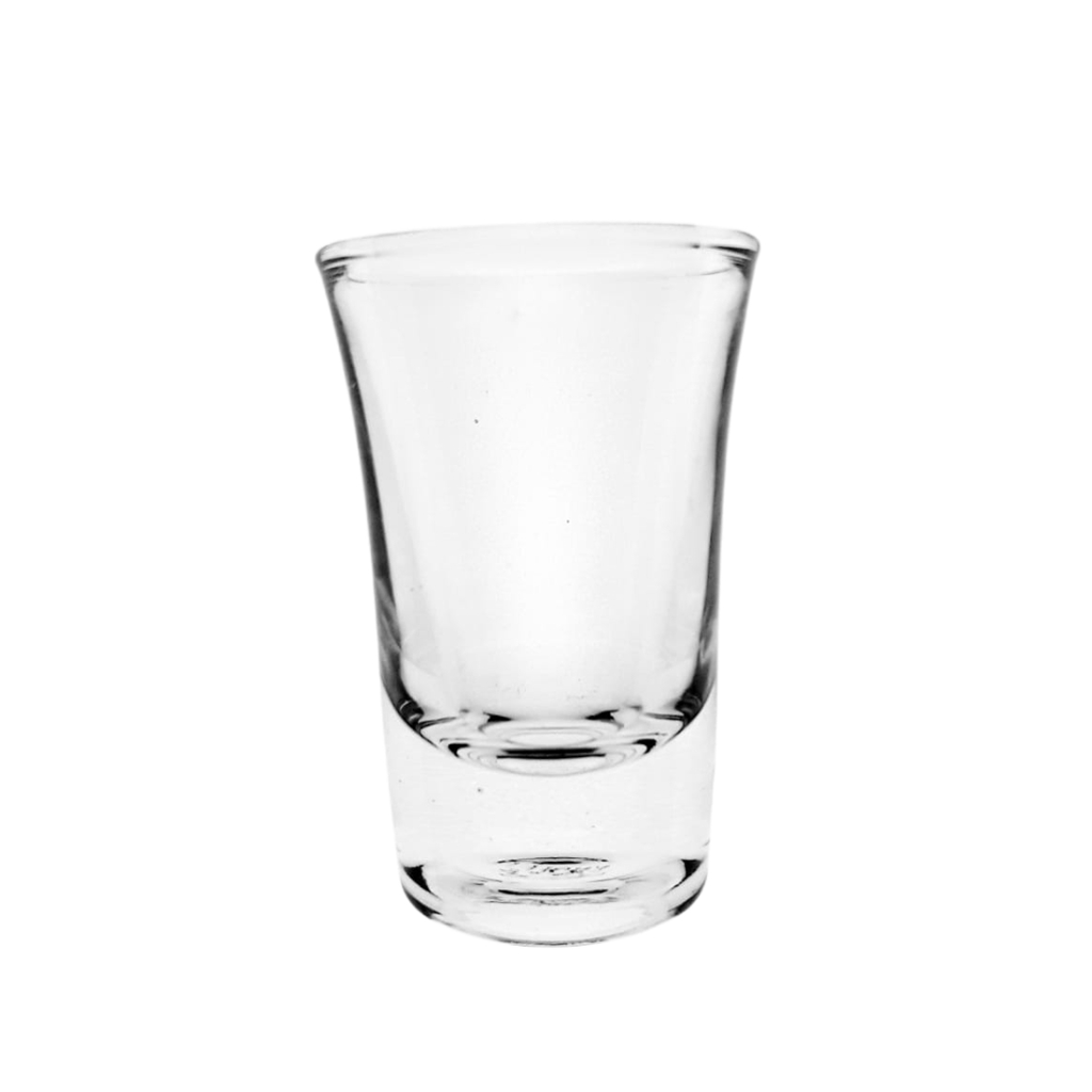 LG406 LUCKY GLASS SHOT GLASS (VOLUME:1.2 oz. 36 ml, HEIGHT:7CM,DIAMETER:4.5CM)LG440601 (THAILAND)
