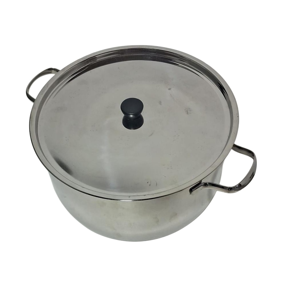 S/S COOK POT WITH S/S LID 30CM 11L