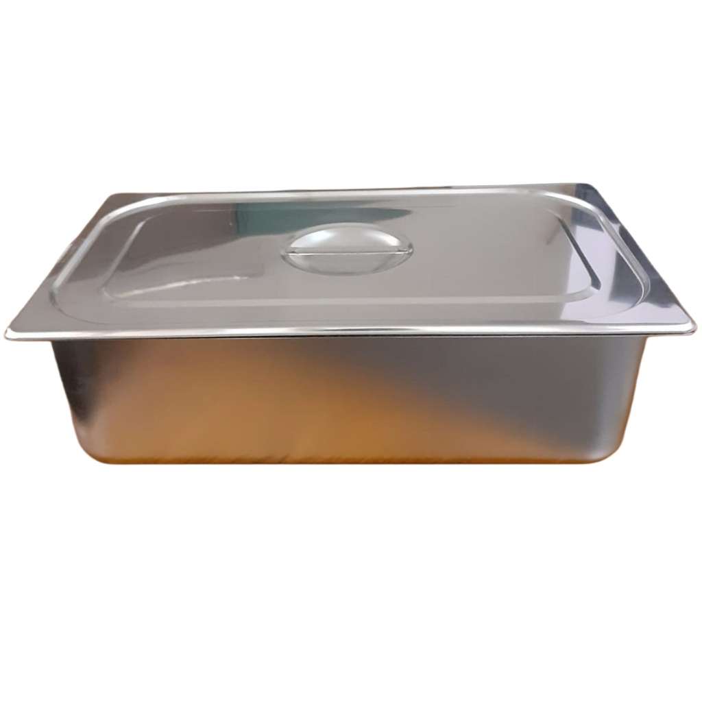 S/S GN PAN WITH LID (1/1) (Length 53cm, width 32.5cm & Depth 14.5cm") 9000263 16475-3 16475-10  (6")
