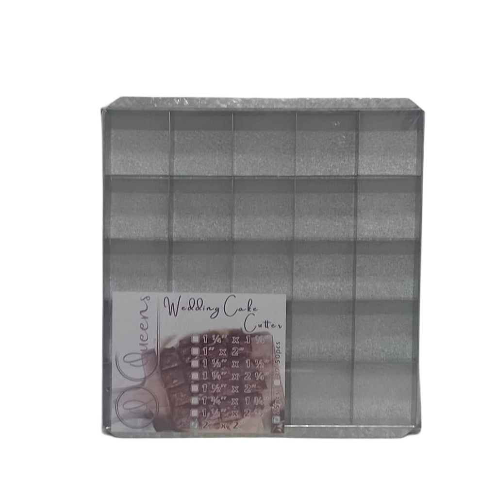  ( 2*2 ) W/CAKE CUTTER 25PCS