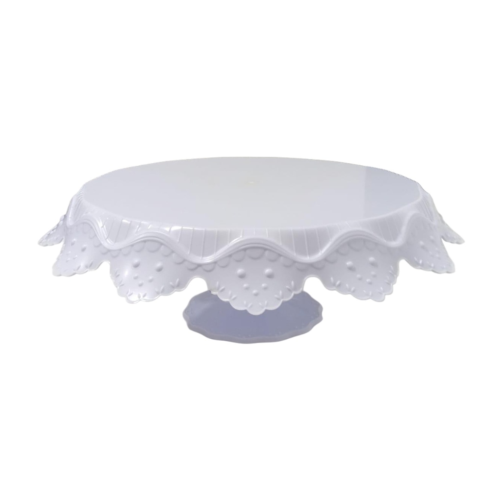 CAKE STAND WHITE ZD601