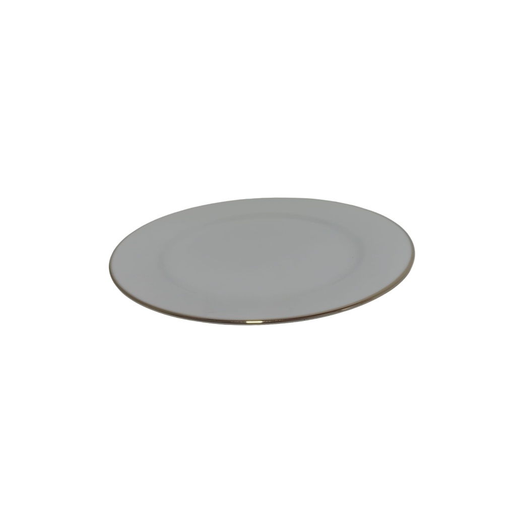 [1027532] 91311 NORITAKE GOLD LINE SALAD PLATE 794377 (DIAMETER 21CM)