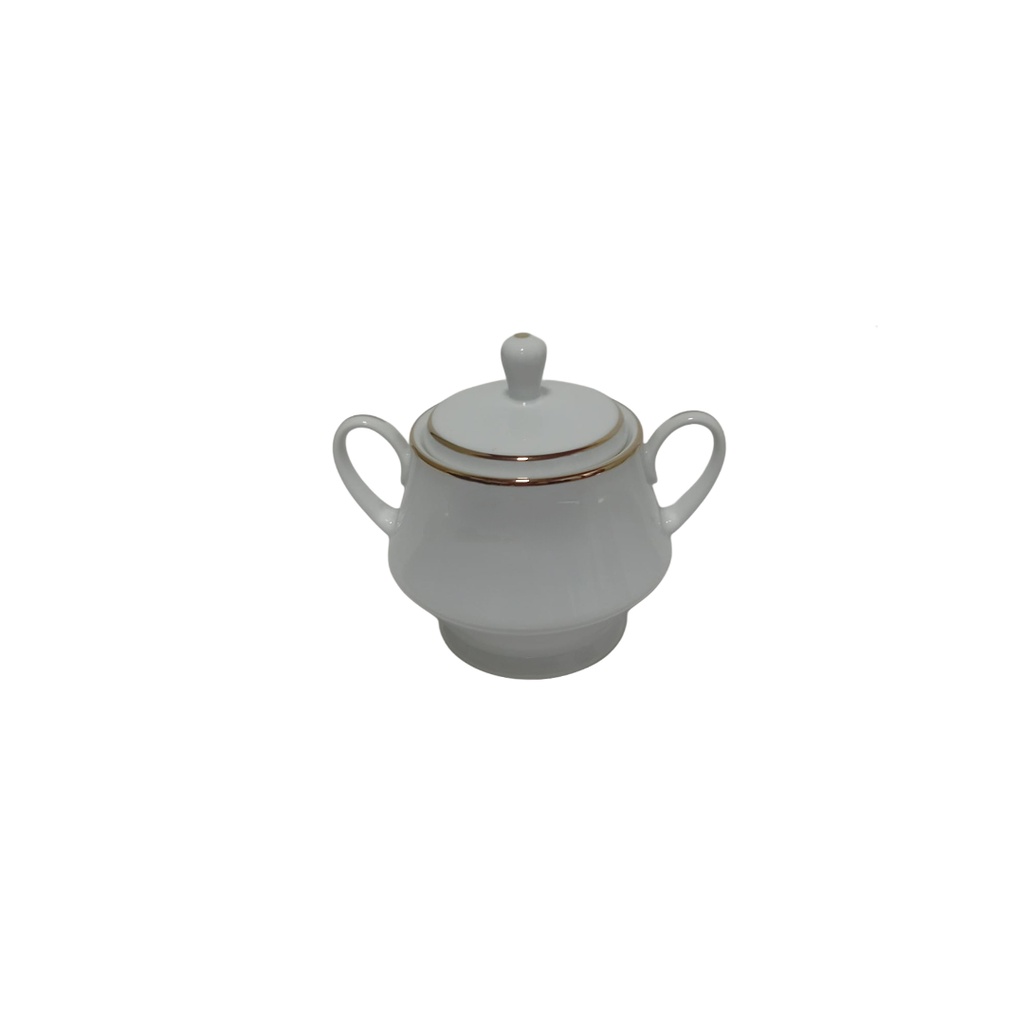 91127  NORITAKE GOLD LINE SUGAR BOWL 736452