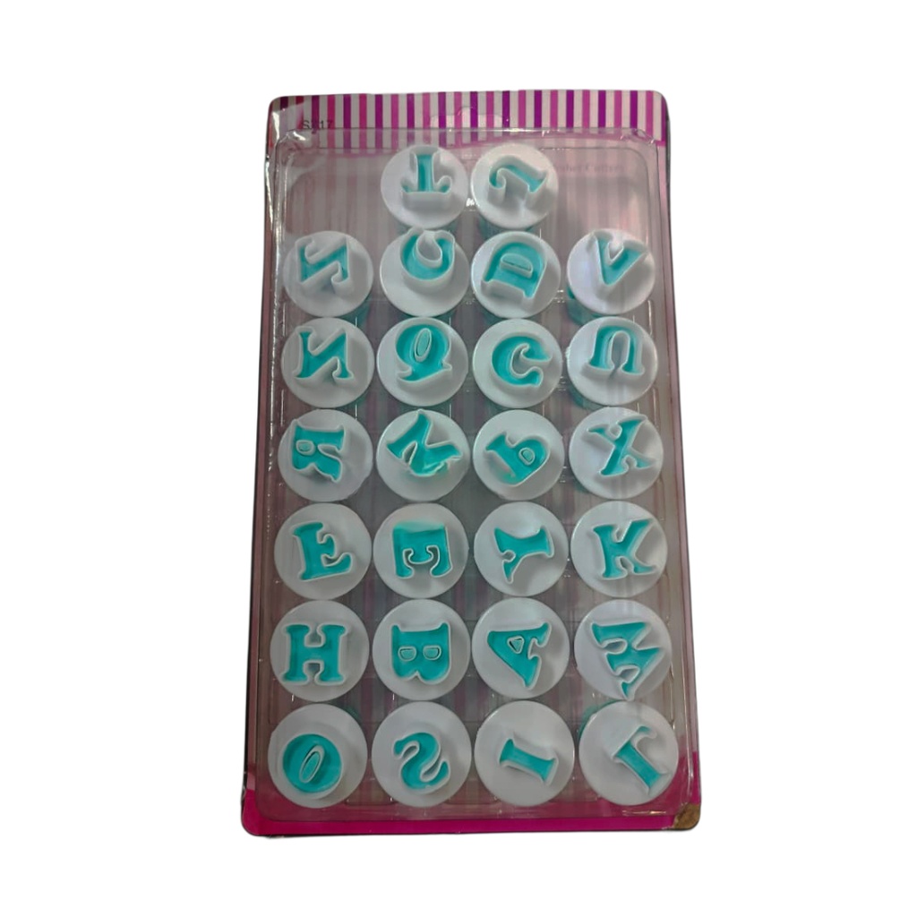 A-Z CAPITAL PLUNGER CUTTER LETTER SET