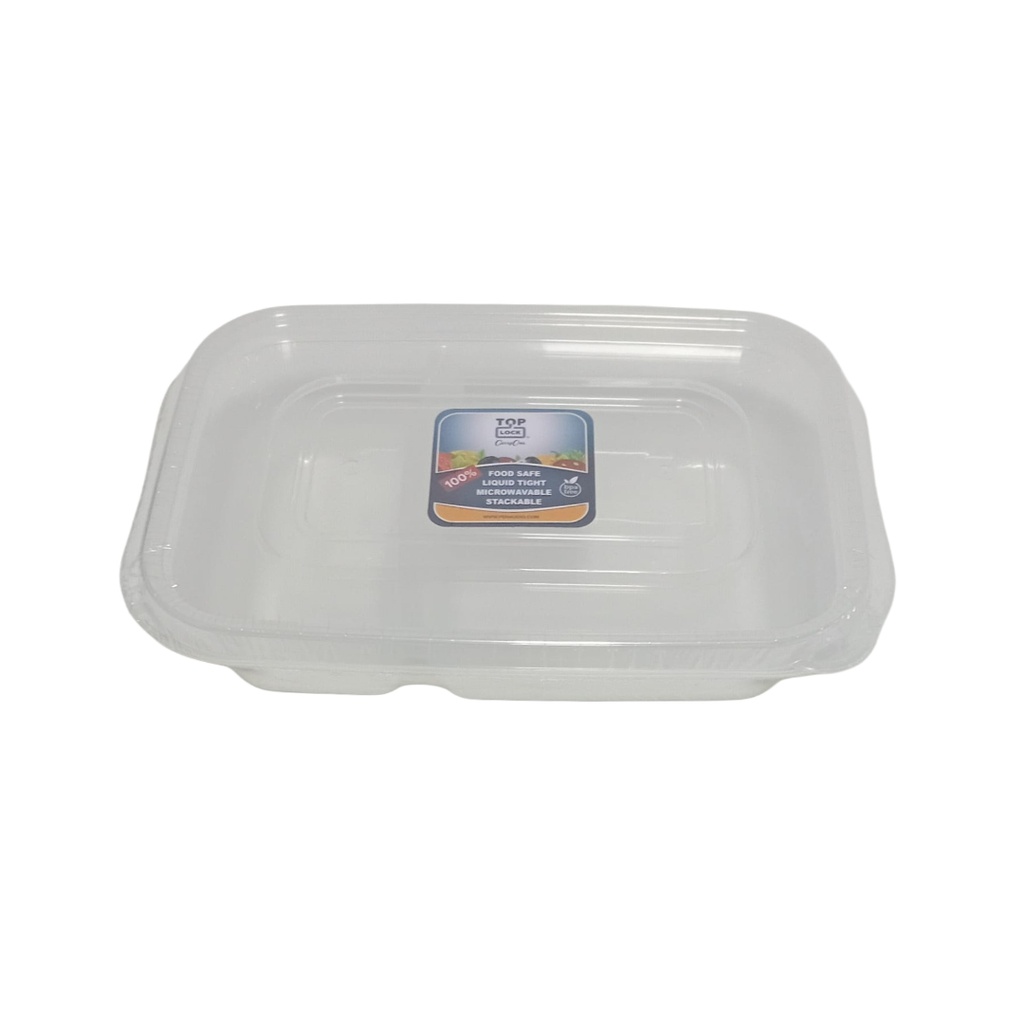 (CR9001) CARRYONS RECT BOX W/T DIVIDED 900ML