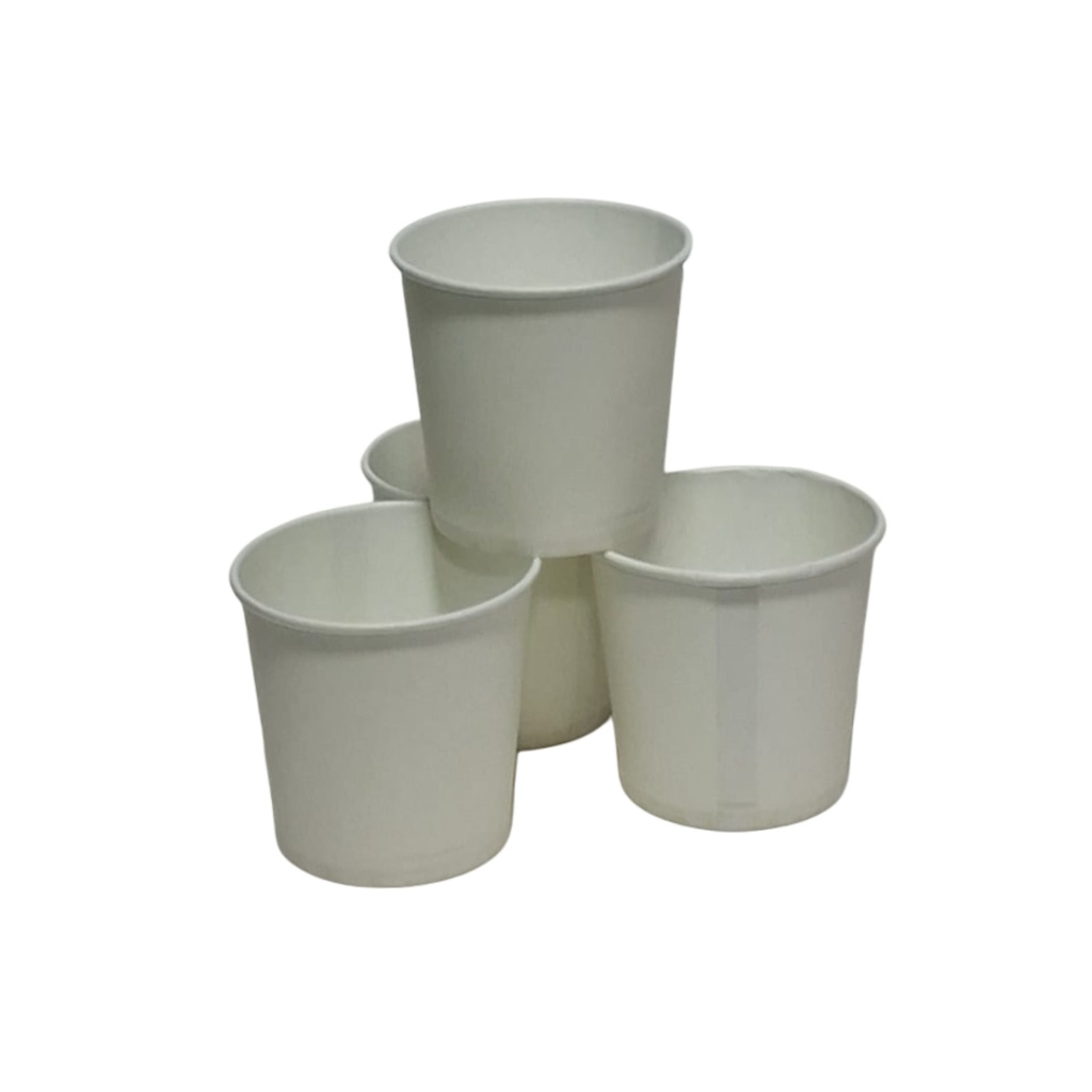WHITE CUP 150ML 10PCS