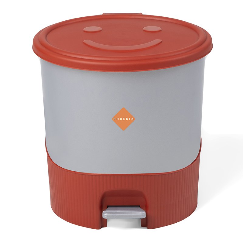 PEDAL BIN OVAL 14L