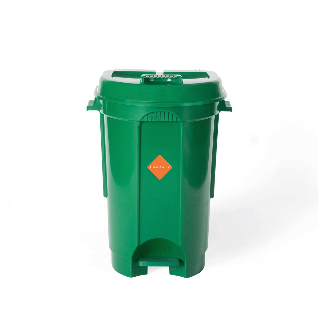 GARBAGE BIN 70L GREEN