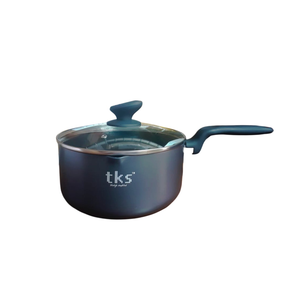 P22-HANS 22CM SAUCEPAN HARD ANODIZED 