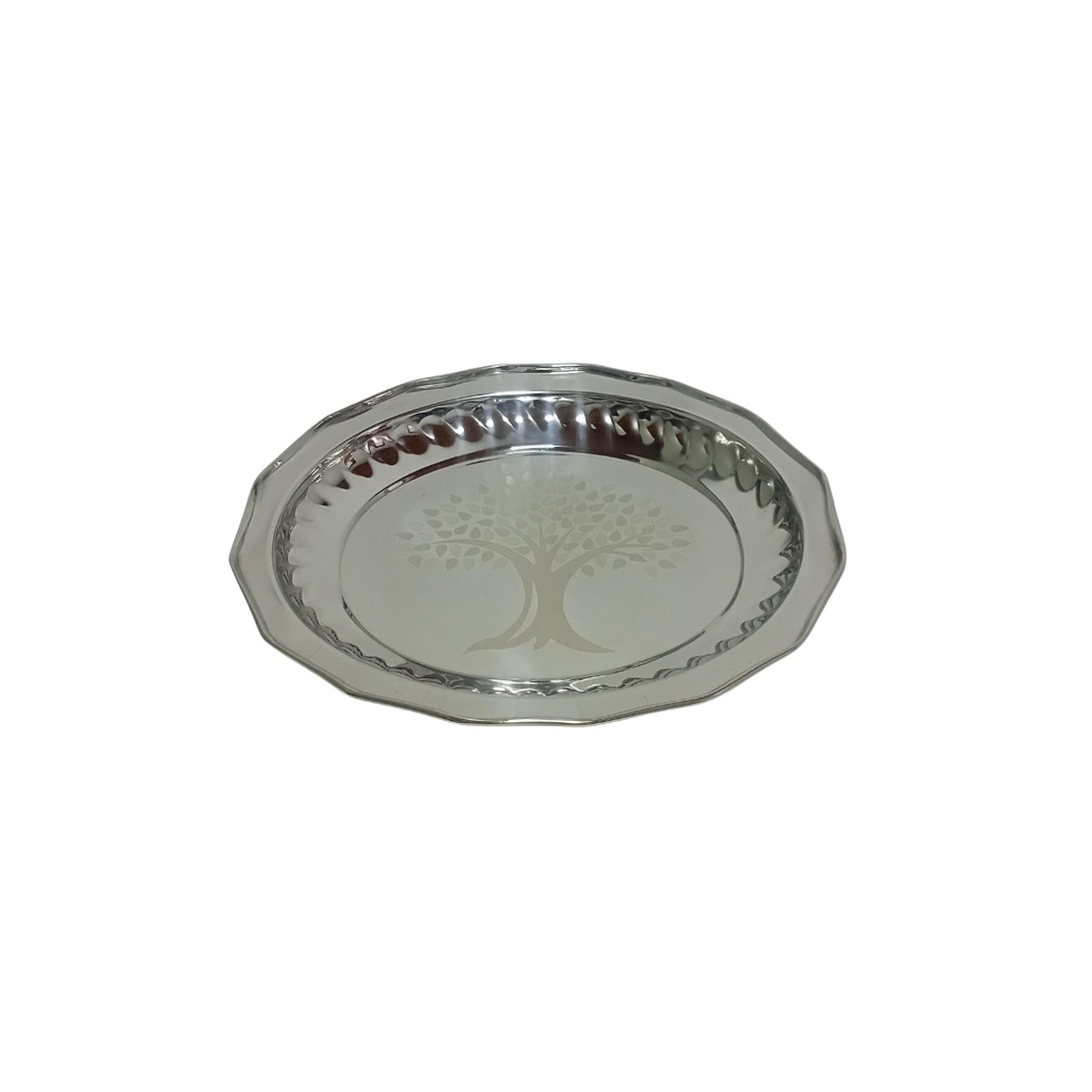 20110 OVAL WEDDING LEZAR TRAY 14 NW (LENGTH 29CM WIDTH 24CM) 