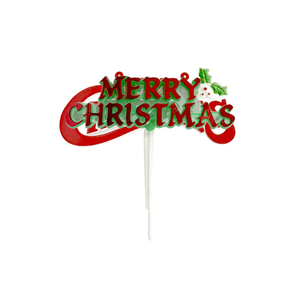 MERRY CHRISTMAS RED  & GREEN 