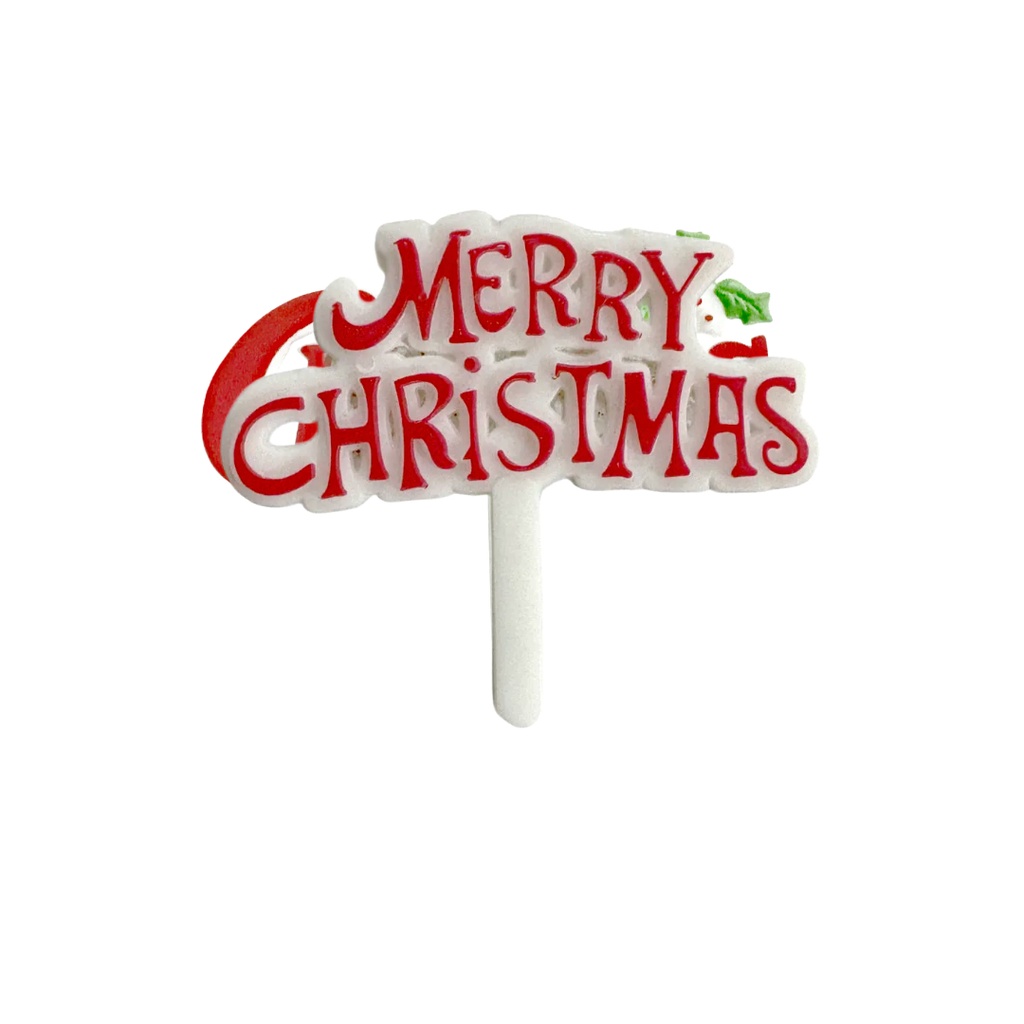 MERRY CHRISTMAS RED TREE