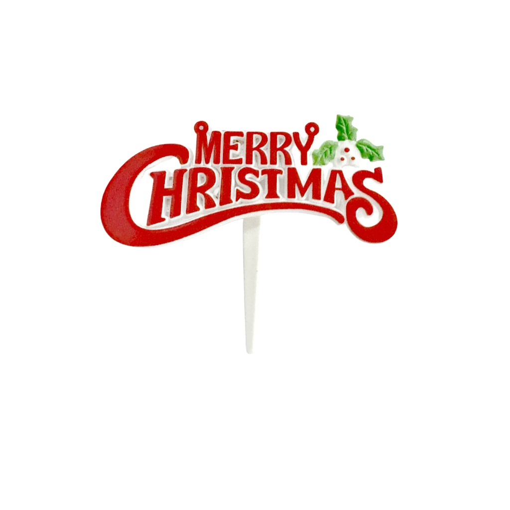 RED CHRISTMAS TREE WITH LEAVES