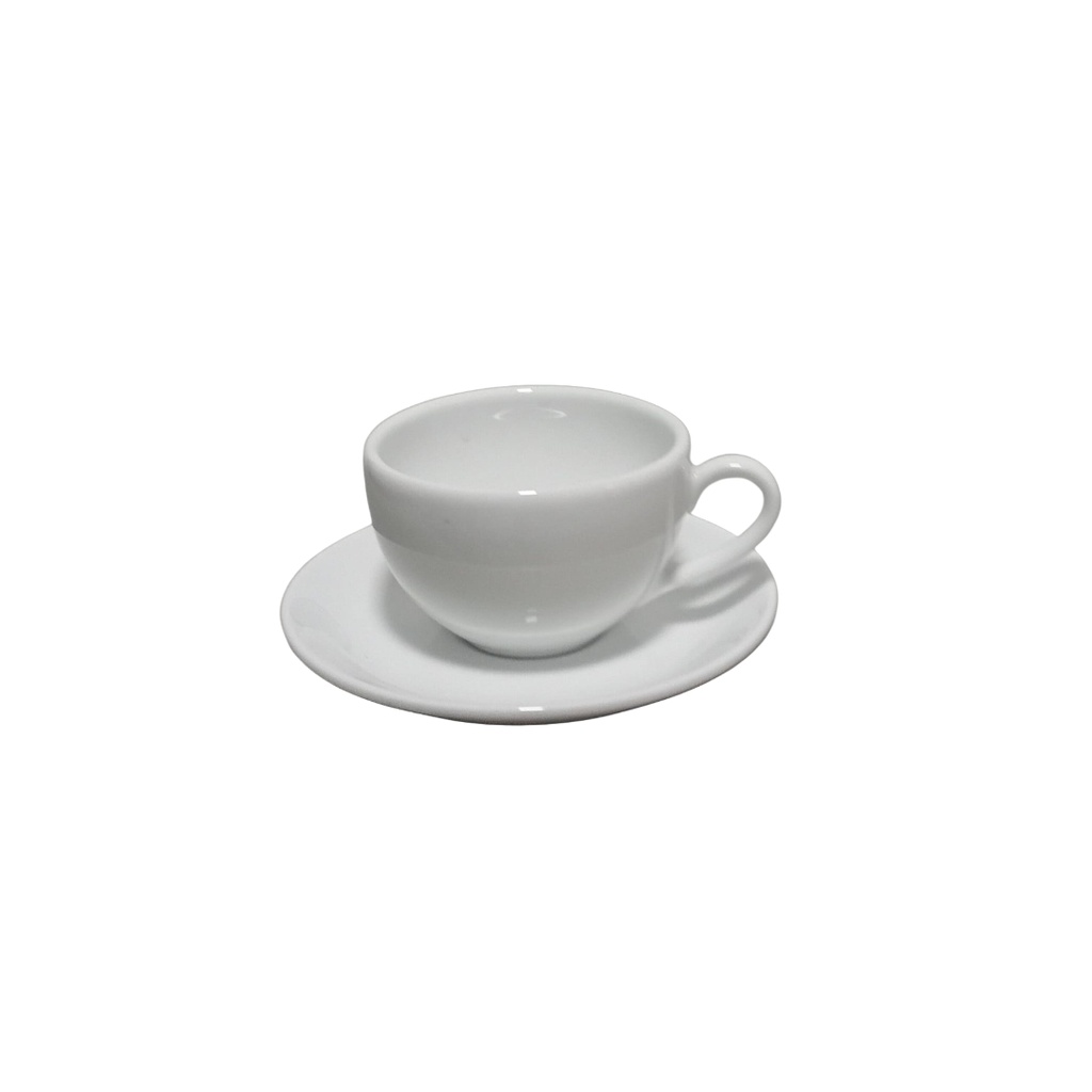 03689A0 / 03687A0 H DANKOTUWA WHITE TEA CUP & SAUCER