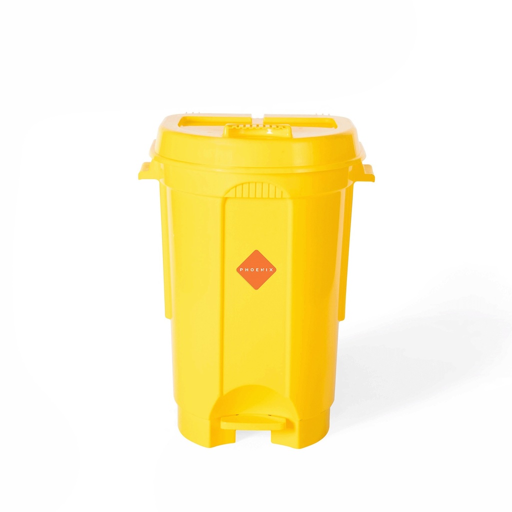 GARBAGE BIN 70L YELLOW