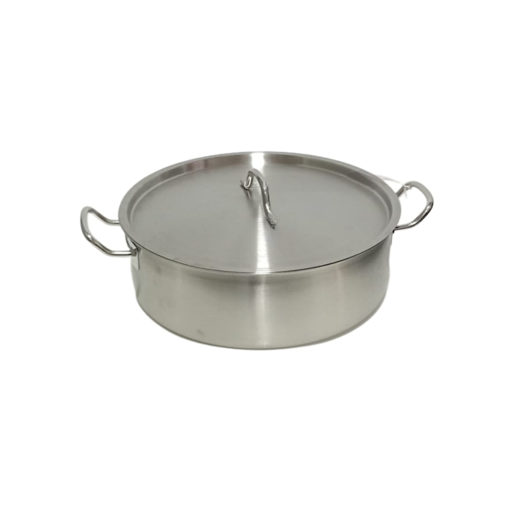 H0526 6L DOUBLE HANDLE SAUCE PAN  (HEIGHT:10CM,DIAMETER:30CM) 