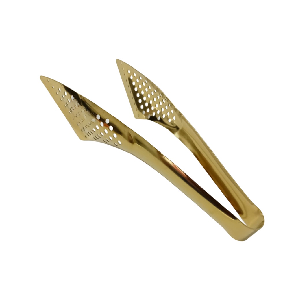 [1038431] 225-22 9” FOOD TONG GOLD