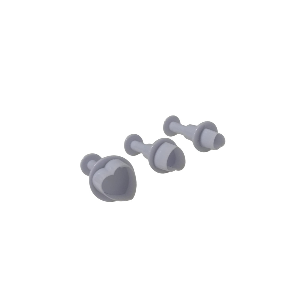 HEART PLUNGER CUTTER 3*1