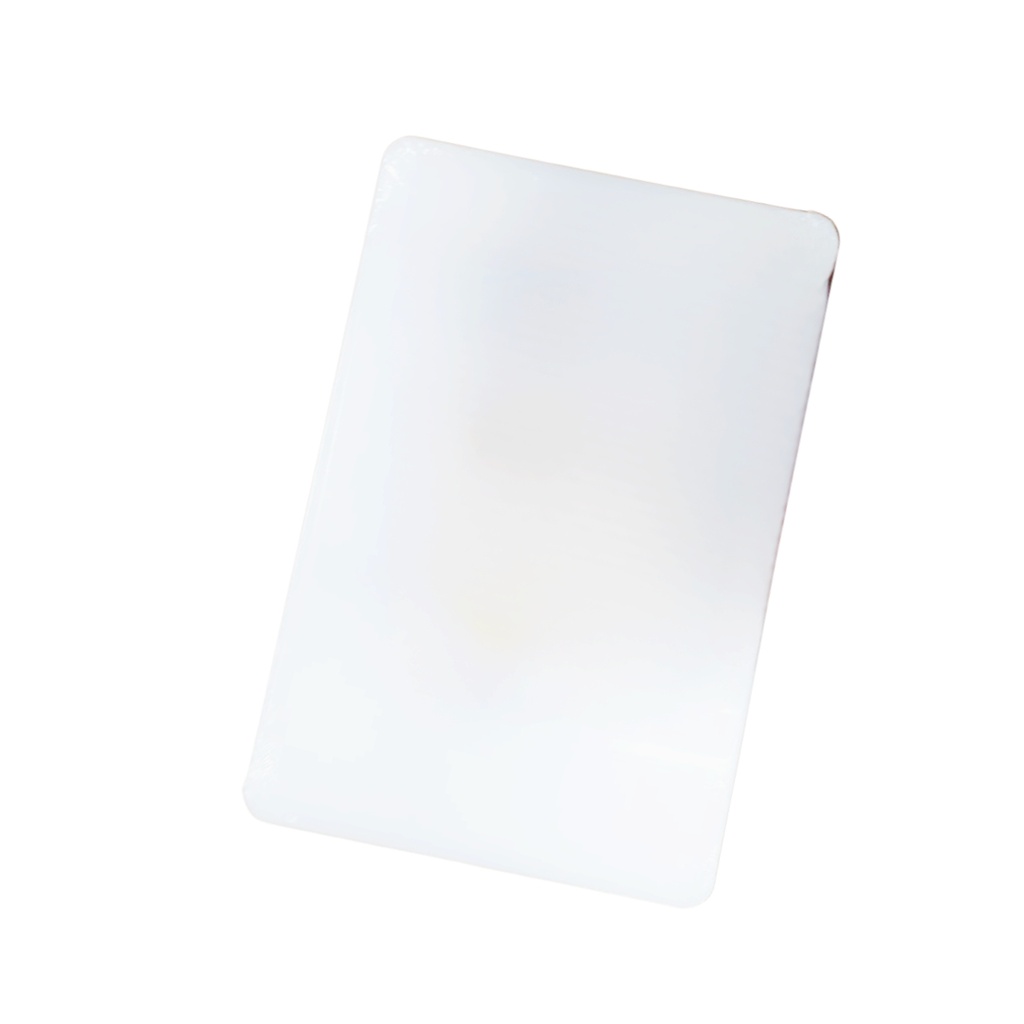 1637-4 PL CUTTING BOARD WHITE 40*30*1.5CM