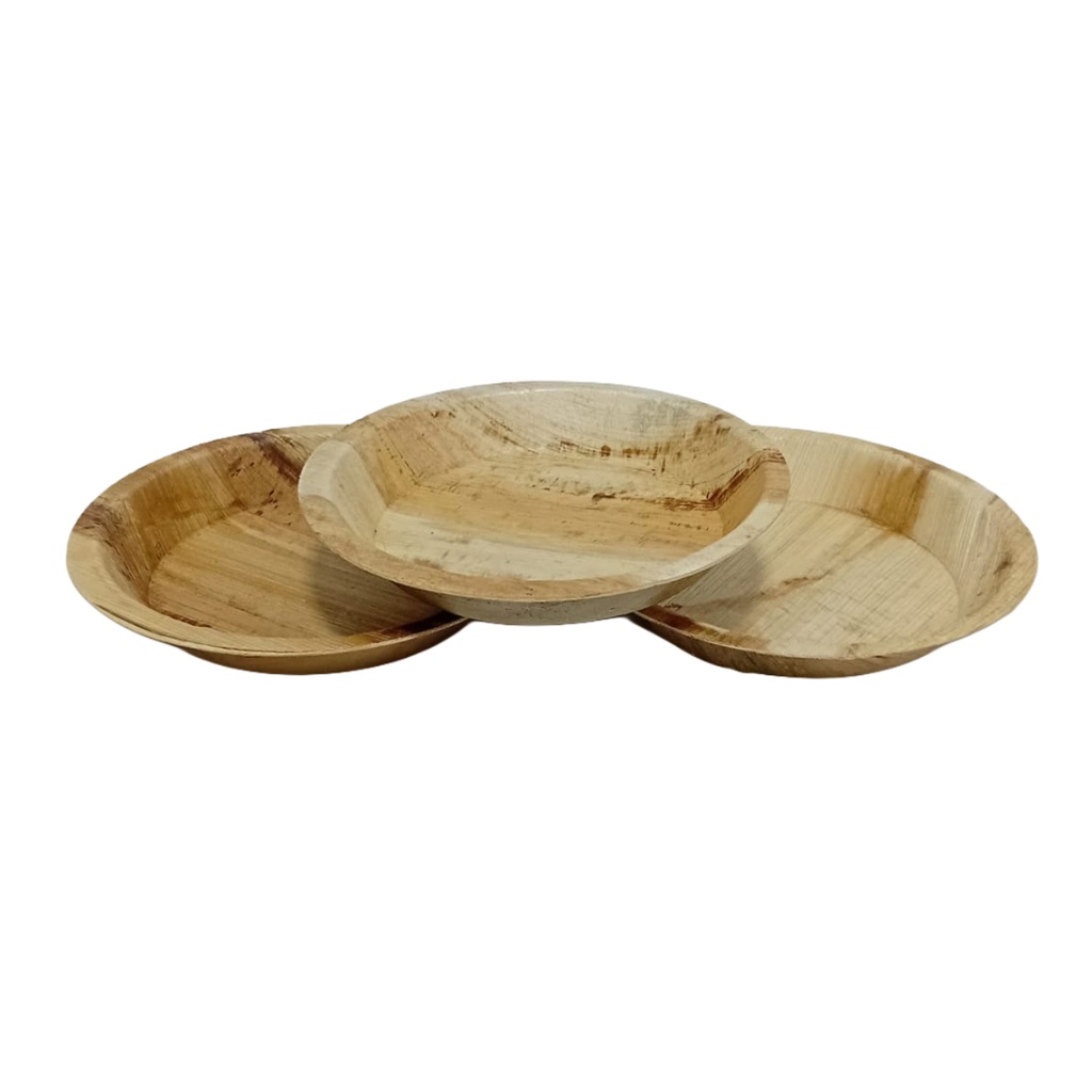 ARECANUT LEAF PLATE 9” RD 6PCS