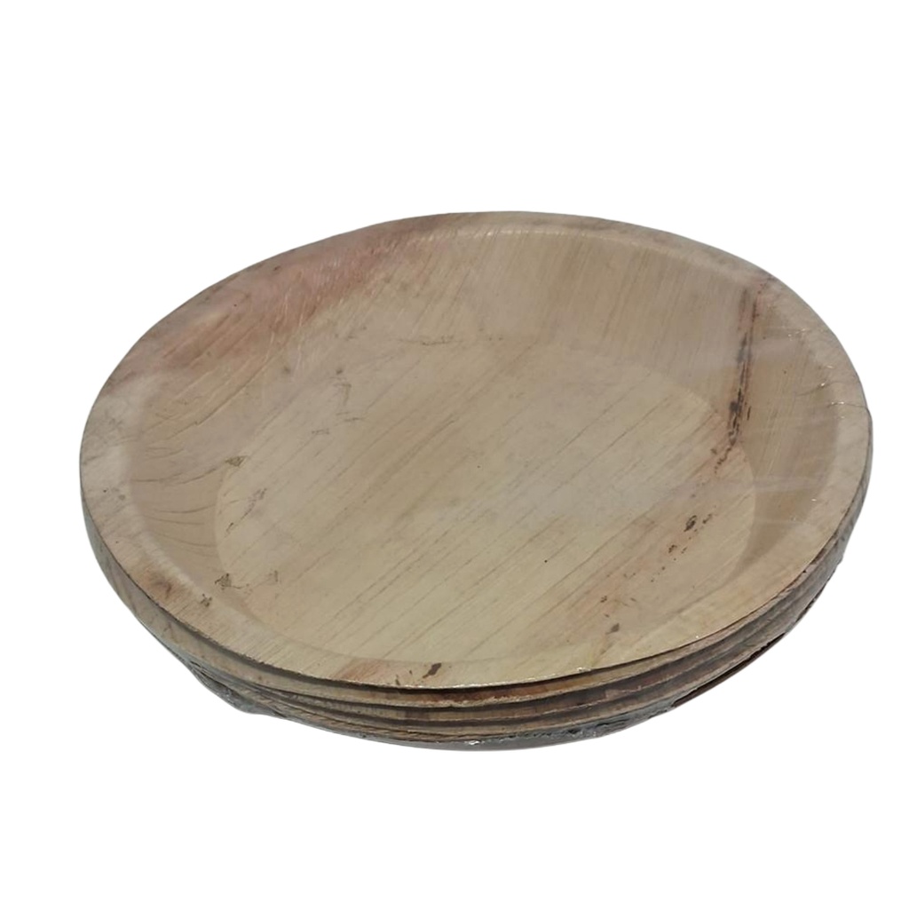 ARECANUT LEAF PLATE 10”  RD 6PCS
