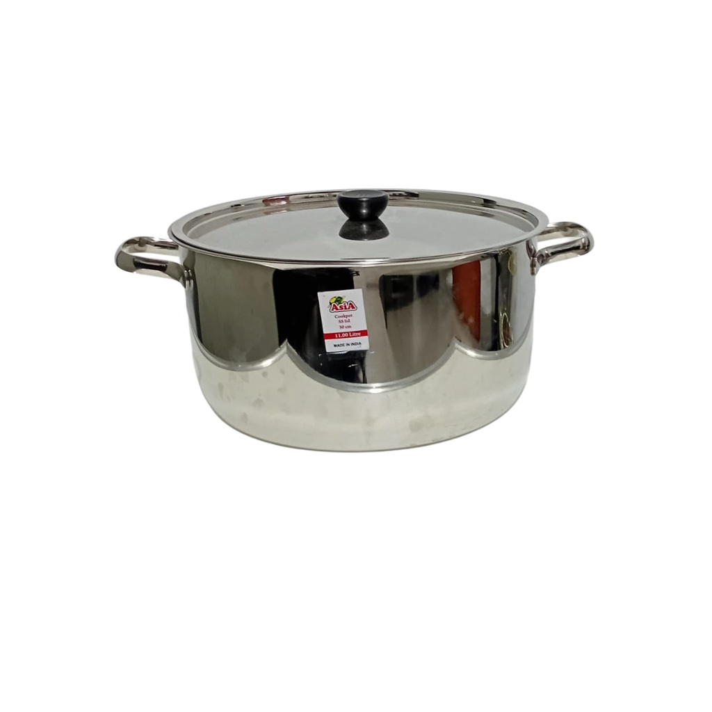 S/S COOK POT WITH S/S LID 32CM 13.50L