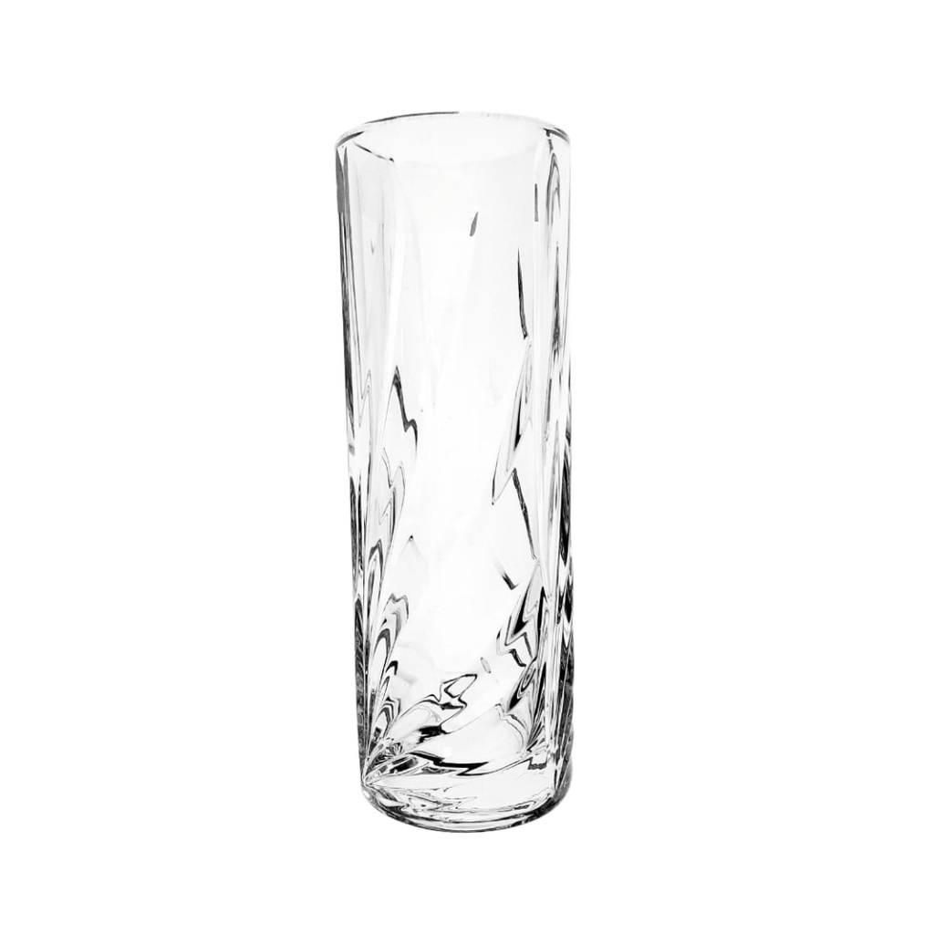 DSHP130-200D/L1 GLASS VASE (HEIGHT: 19CM, DIAMETER: 6.5CM)