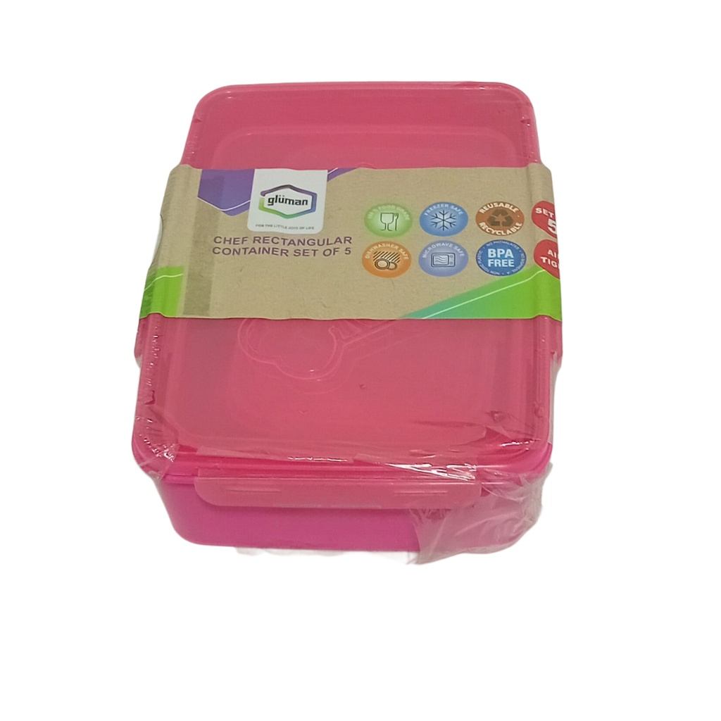 10860 RECT CHEF CONTAINER 5PCS