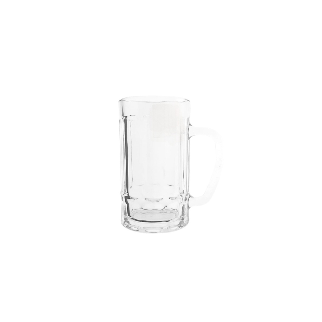 ZB-18 GLASS MUG 410ML (HEIGHT 13CM DIAMETER 7CM)