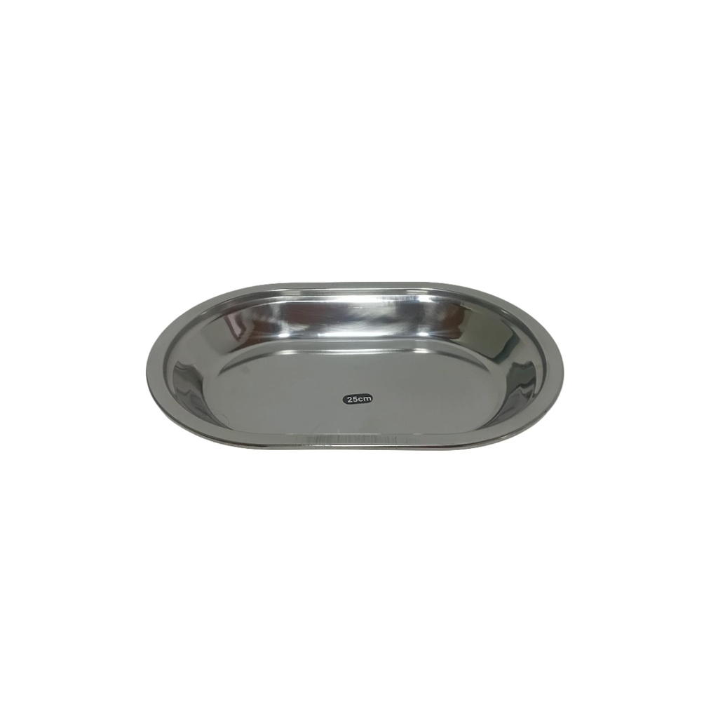 000175 QY-74 OVAL TRAY (LENGTH 25CM WIDTH 16CM)