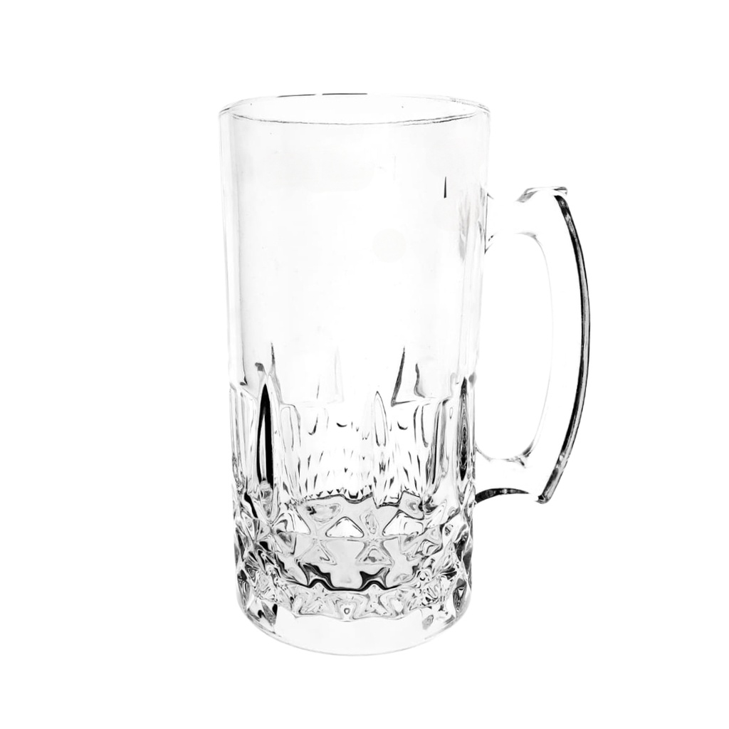 TZ5009A GLASS BEER MUG 1.5L (HEIGHT: 20CM, DIAMETER 10CM)